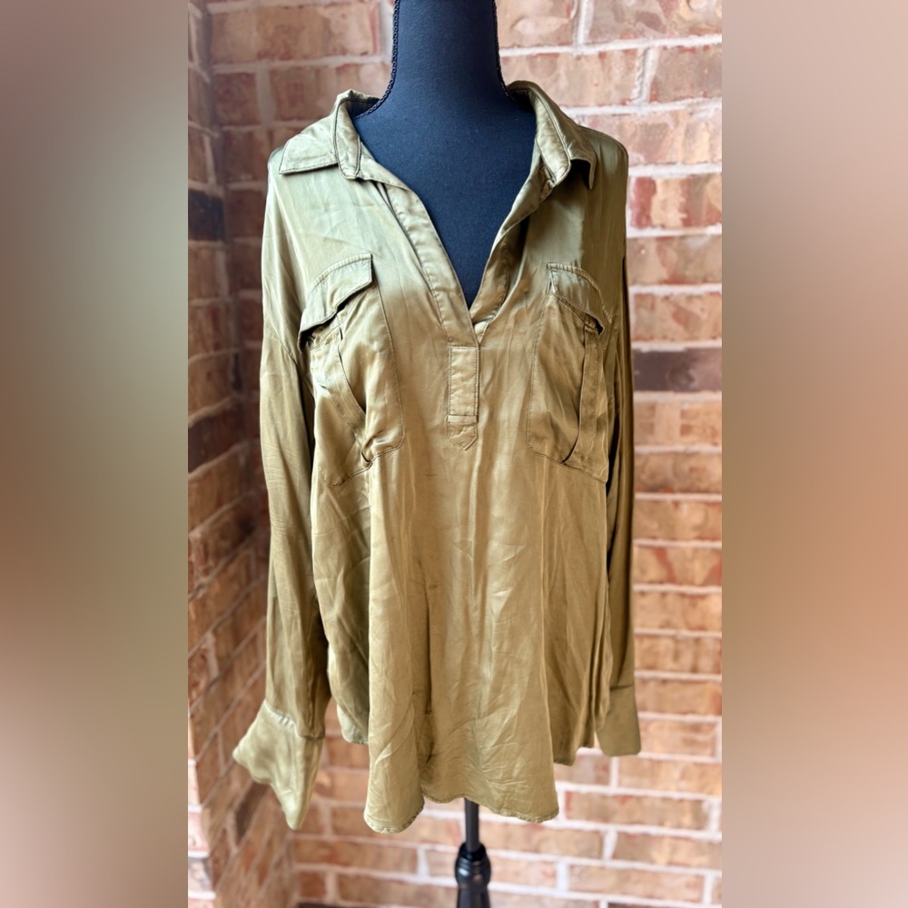 Anthropologie Green and Purple Blouses - Bundle - Picture 7 of 16